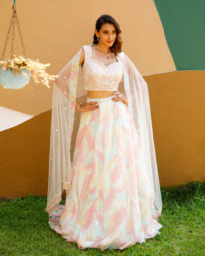 LEHENGA-CREAM-NET-KSY578632