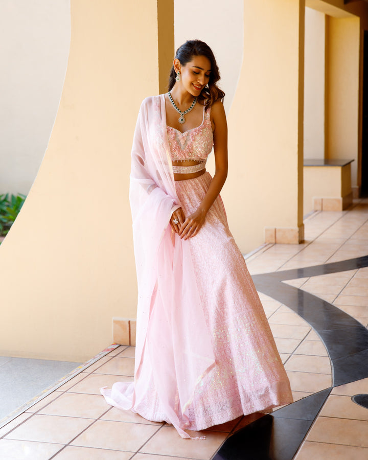 LEHENGA-BABY PINK-GEORGETTE-KSY554572