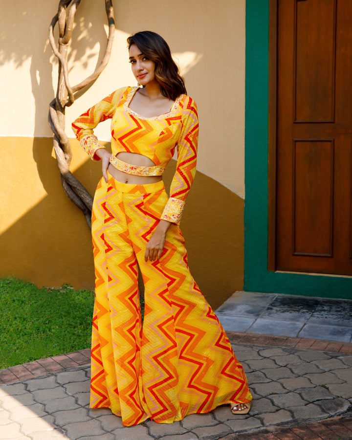 PALAZZO SET-YELLOW-GEORGETTE-KSY574770