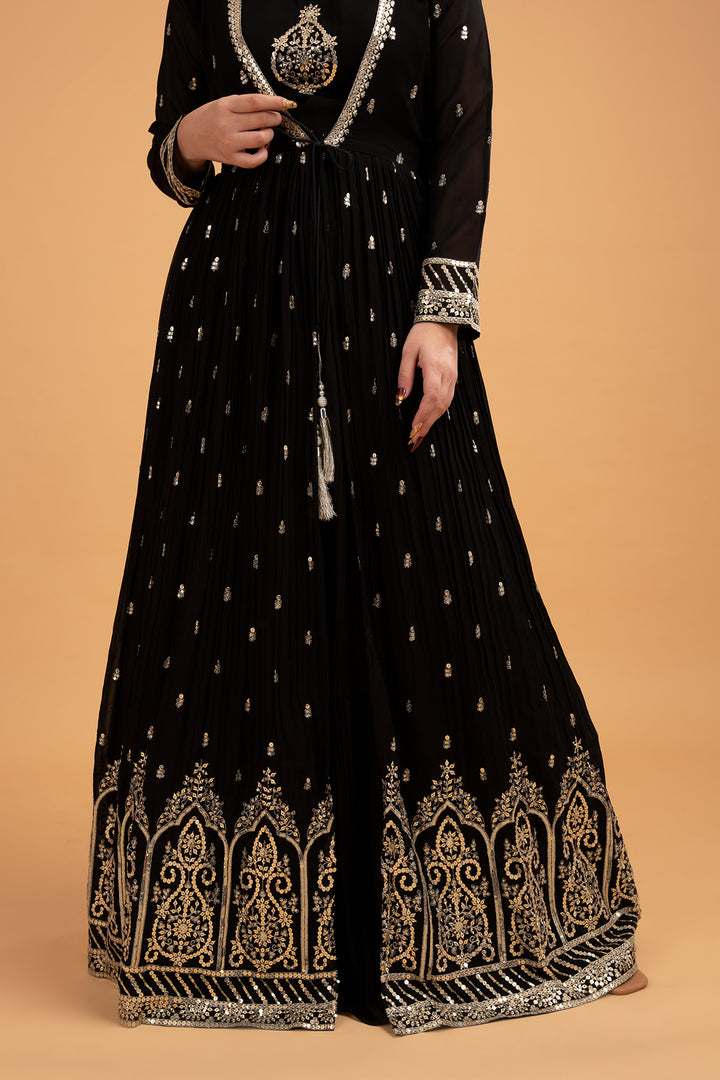 GOWN-BLACK-GEORGETTE-KSY560183