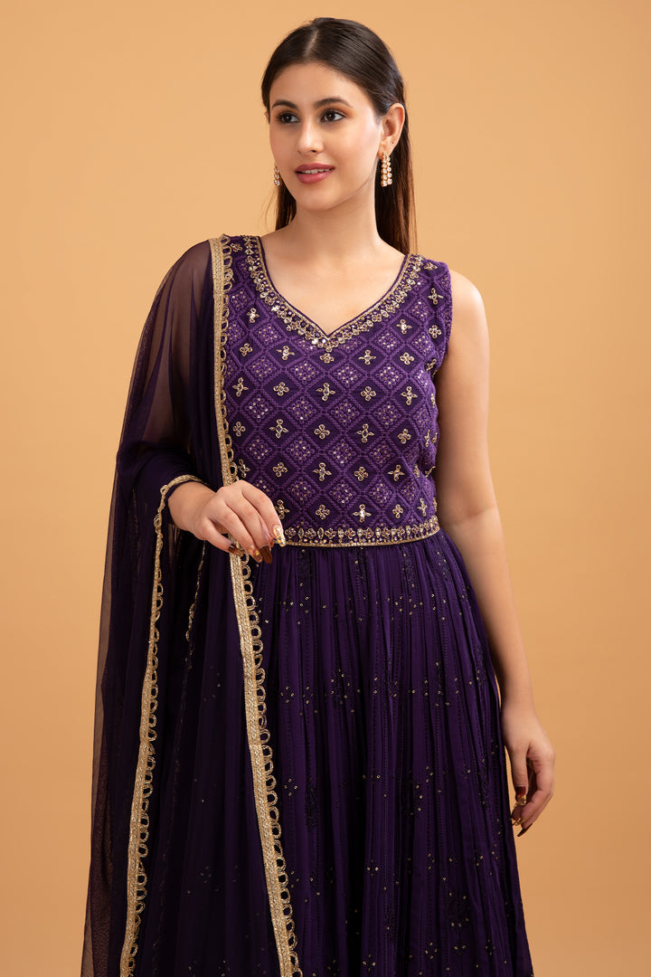 GOWN-PURPLE-GEORGETTE-KSY553540