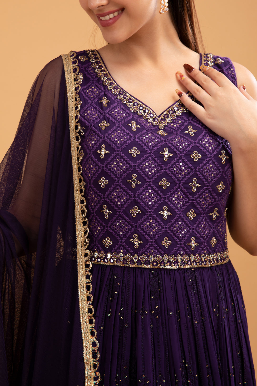 GOWN-PURPLE-GEORGETTE-KSY553540