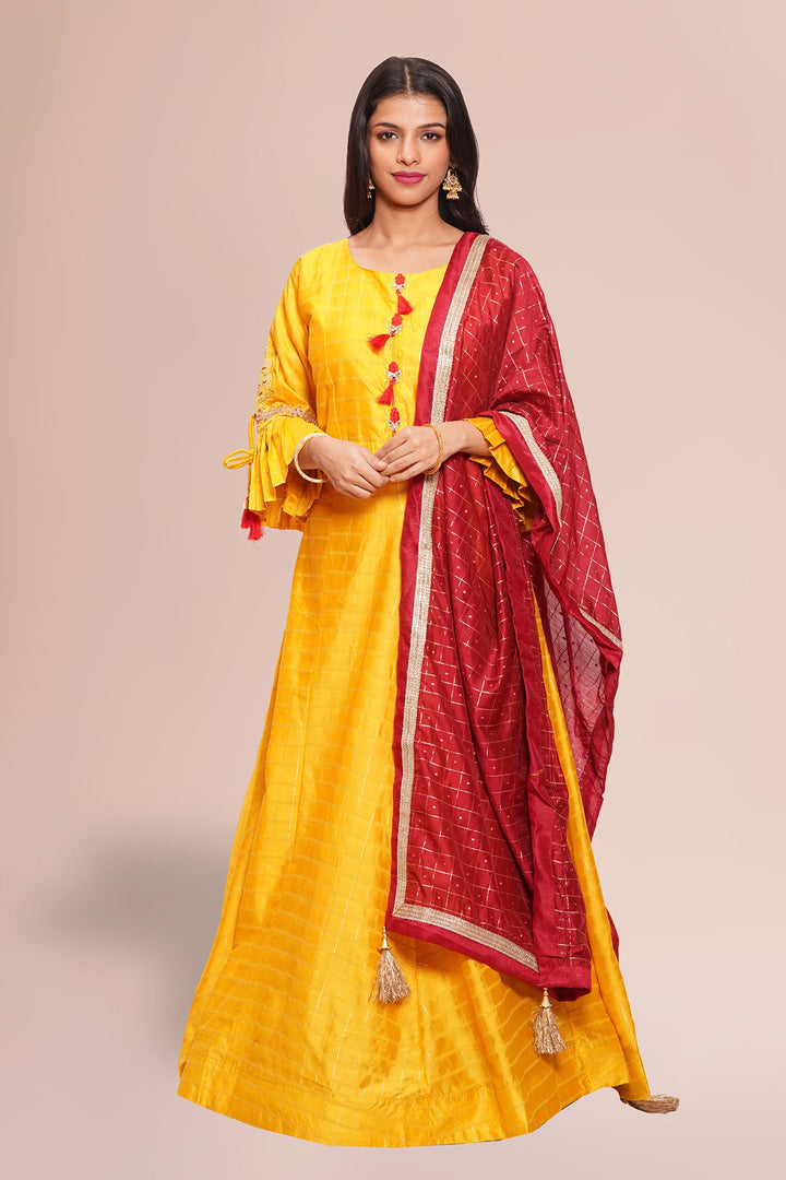 Anarkali-Set-Yellow-Chanderi-Silk-KSY317169