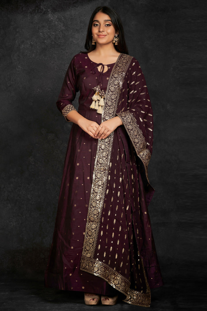 ANARKALI-WINE-SILK-KSY382003