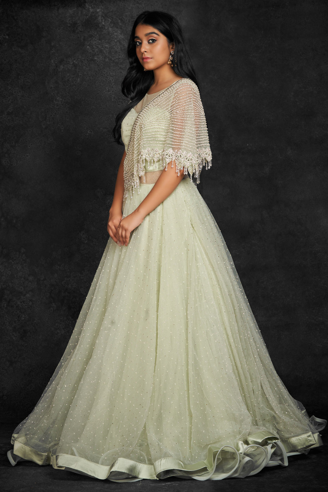 GOWN-GREEN-NET-ksy388323